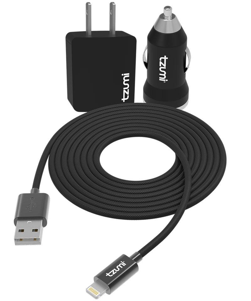 Auto/Home Charge Pak with Lightning Cable