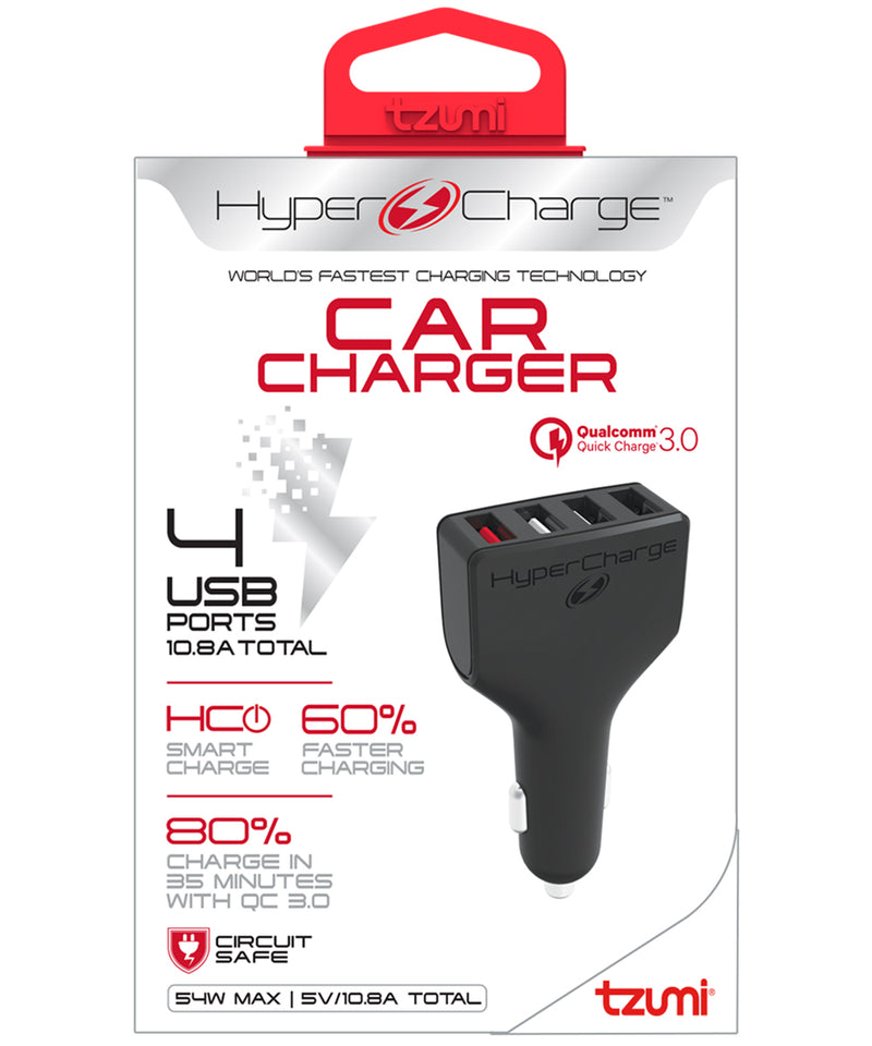 HyperCharge Vehicle Charger (USB Adapter for DC Sockets)