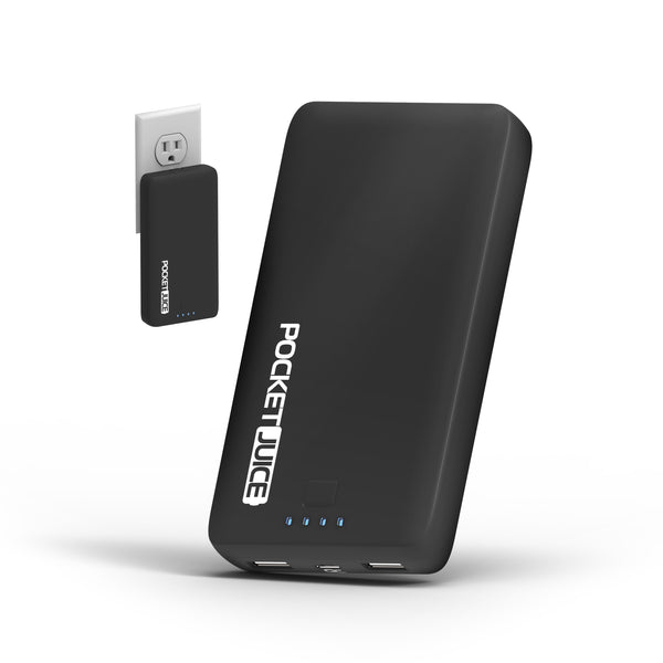 PocketJuice Endurance AC 12,000 mAh Portable Charger (Black)