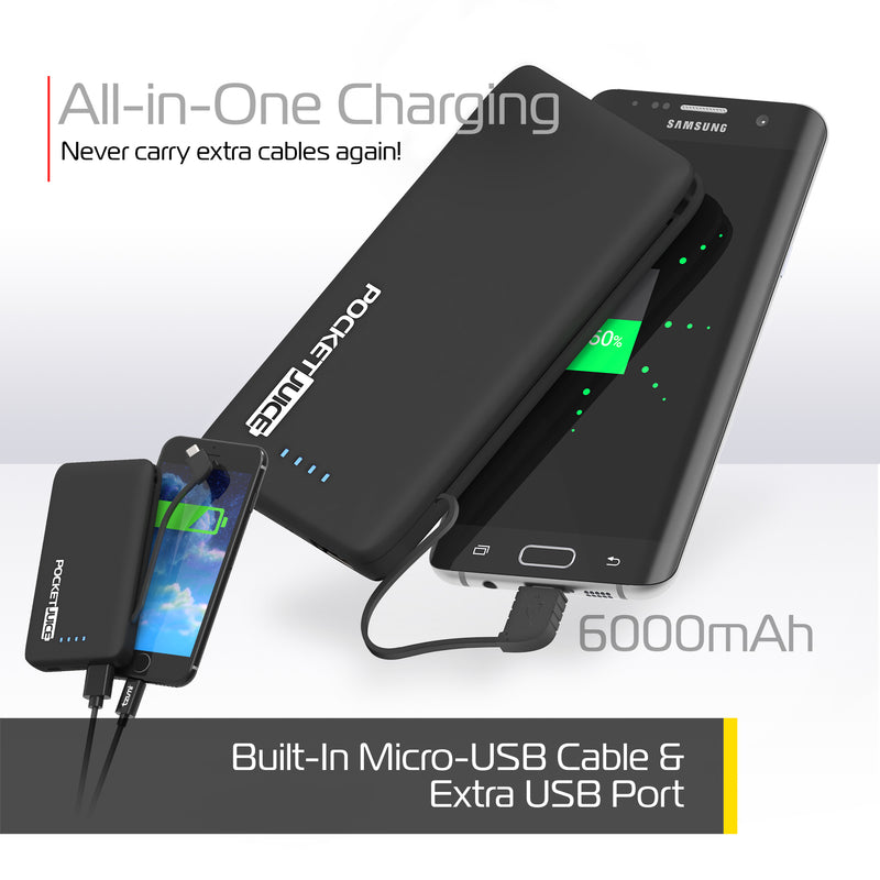 PocketJuice Endurance AC 6,000 mAh Portable Charger