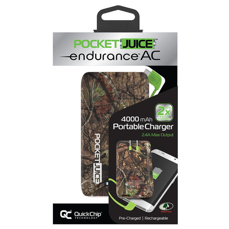 PocketJuice Endurance AC 4,000 mAh Portable Charger