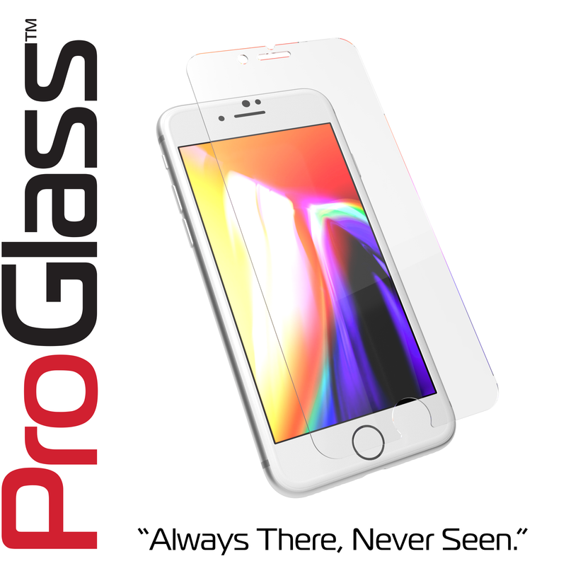 ProGlass for iPhone 6/7/8 – Premium High Definition Tempered Glass Screen Protector with Application & Cleaning Kit