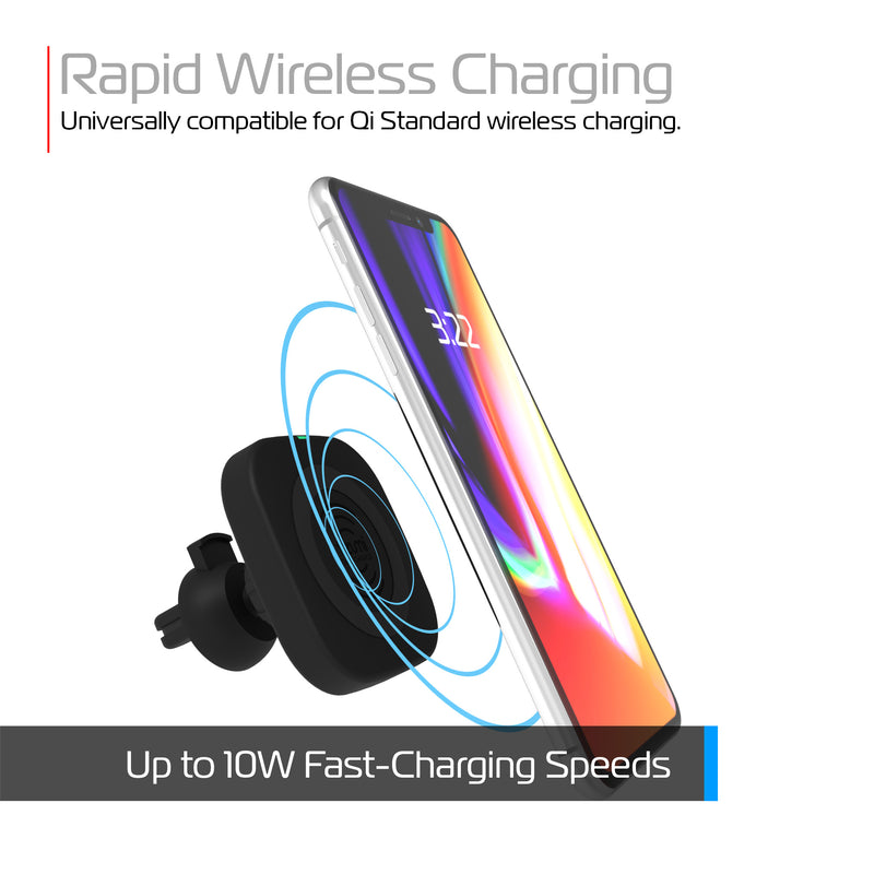 Magnamount Auto Air Vent Wireless Charger