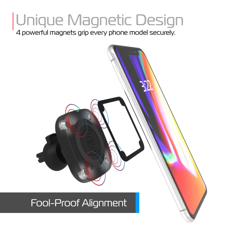 Magnamount Auto Air Vent Wireless Charger